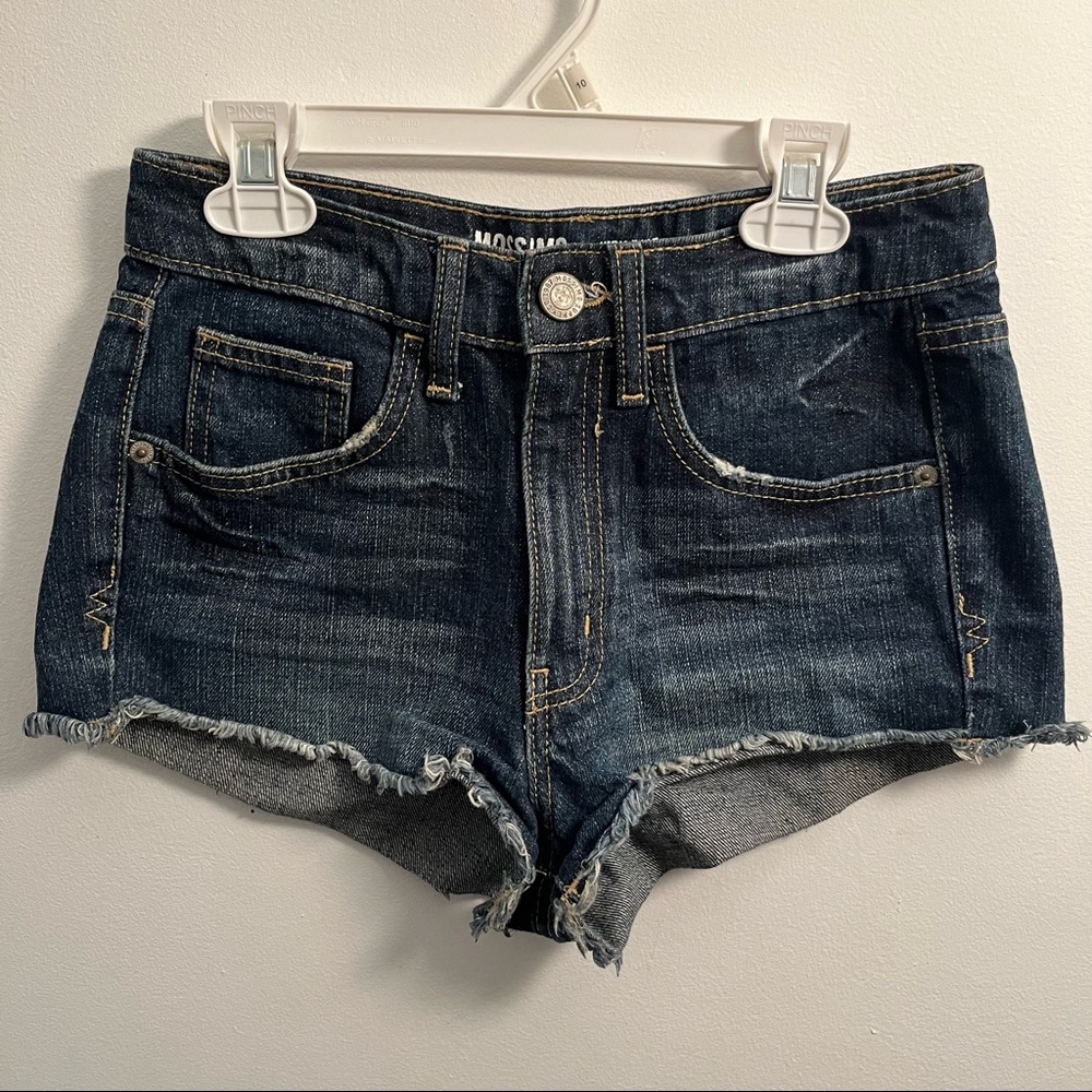DENIM HIGH WAISTED SHORTS